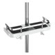 thumbnail image 1 of Shower Shelf No Drilling Adjustable Shower Shelf For Shower Rod Bathroom Storage With Shower Holder Shelf On Shower Rod, 1 of 5