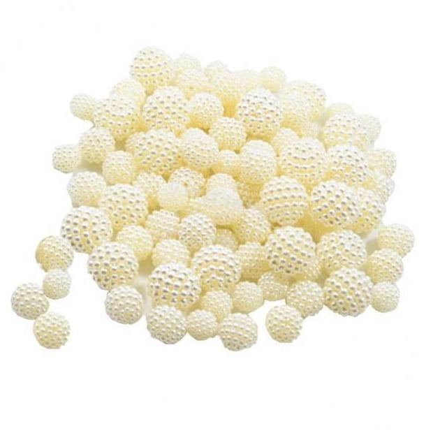GUOOL 2x100pcs Bayberry Beads Round Loose Spacer Bead for Jewelry Making Mixed Sizes , , 3 Pcs