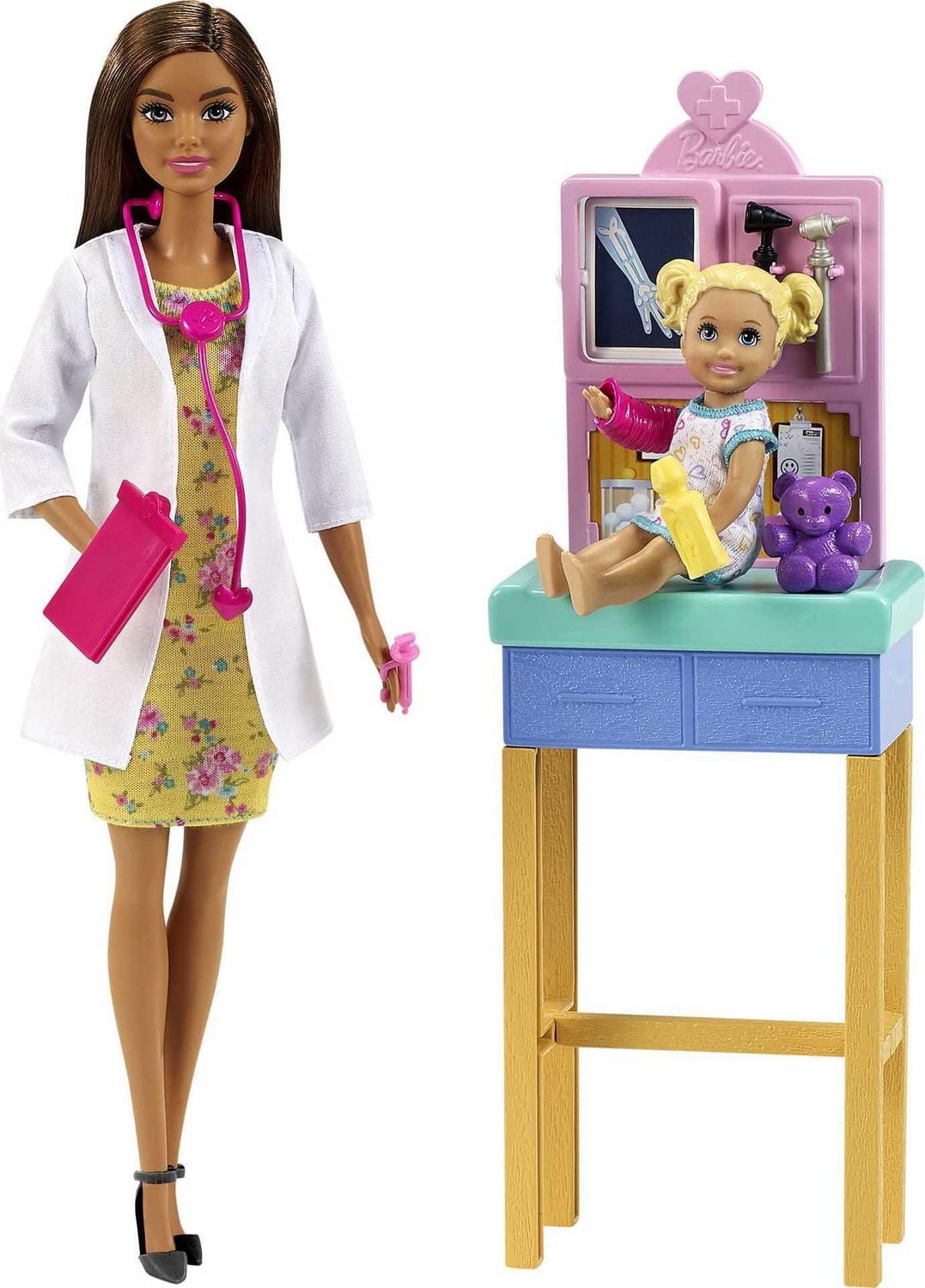 Barbie Pediatrician Playset, Brunette Doll - Walmart.ca