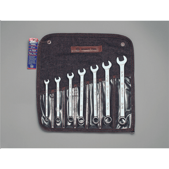 Wright Tool Wrench Set 12Pt Comb 7Pc