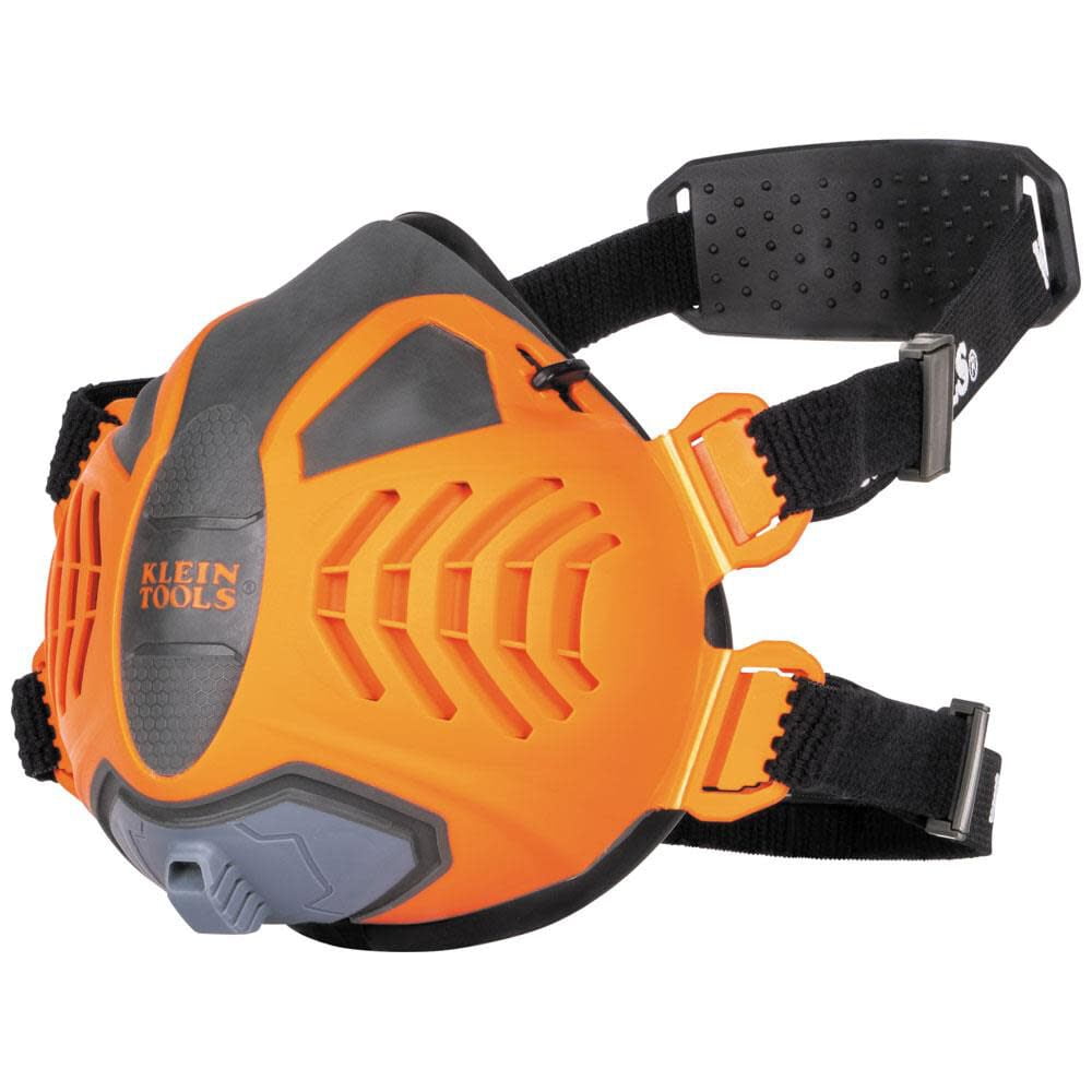 Klein Tools 60552 P100 Half-Mask Respirator with Replaceable Filters Dust, M/L