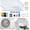 3 x 12,000 BTU + 18,000 BTU, variant on Klimaire DIY 36,000 BTU 4-Zone 22.5 SEER2 Heat Pump Wall Mount Mini Split with All Inclusive Installation Kits (9K+9K+9K+18K) - R454B