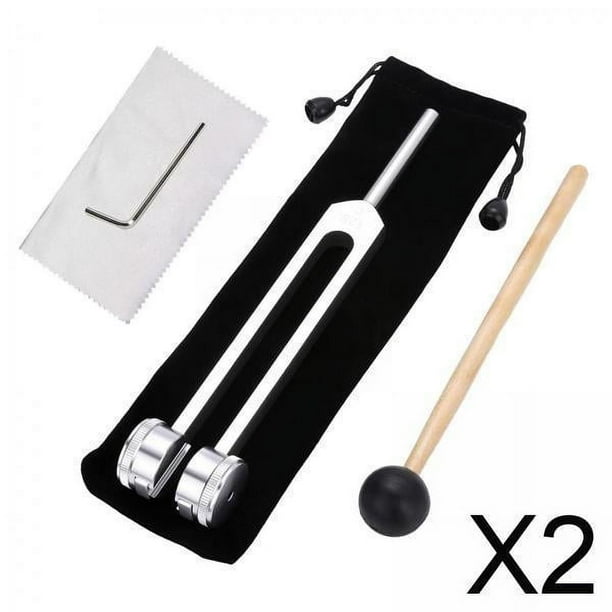 Juego De 2 Diapasones Con Martillo, Herramienta De Reparación De Dispositivos De Afinación Sensorial Para Mujeres Y Hombres