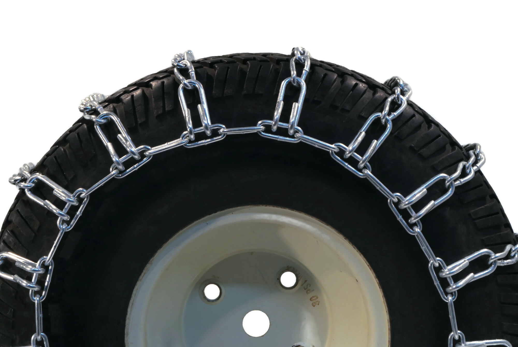 The ROP Shop | Pair 4 Link Tire Chains 29x12x15 for Sears Craftsman Lawn Mower Tractor Rider - image 4 of 6