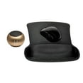 thumbnail image 1 of Fashionit U Speakers Bluetooth Mini Speaker Travel Home Office Bundle with Black Wireless Mouse X3000 G2, & Coordinating Gel Mouse Pad, for Modern Workspace – Gold, 1 of 8