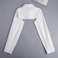 thumbnail image 7 of CAILDANL Fake Collar Long Sleeves Detachable Blouse False Collar Half Shirt Blouse Collar, 7 of 7