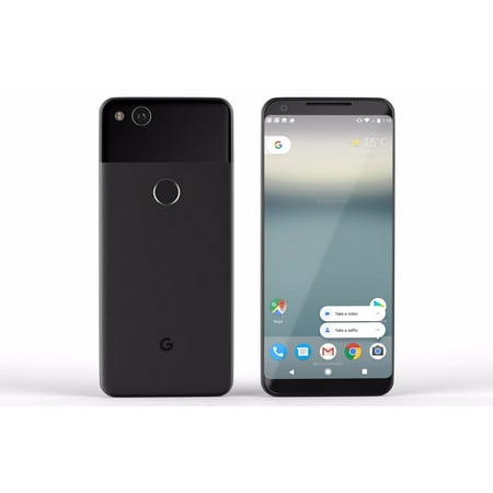 New Google Pixel 2 XL 64GB G011C GSM + CDMA Factory Unlocked 4G LTE 6" P-OLED Display 4GB RAM 12.2MP Camera Phone - Just Black