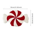 thumbnail image 2 of XINGXIANG Double Twist Candy Cane Pillow - Stuffed Novelty Shape Decorative Cushion Cover for Holiday Sofa Bedroom Decor,Christmas Gift Decorations, 2 of 3