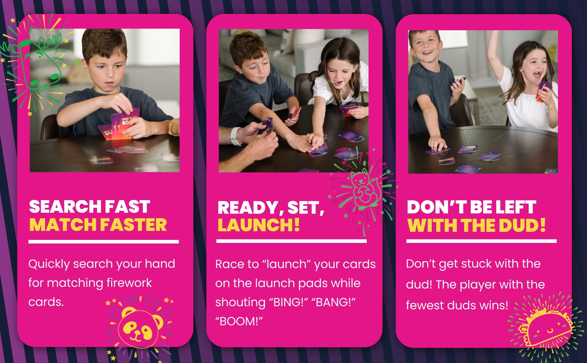 Bing Bang Boom – a Fast-paced Party Game for Kids, Teens, and Adults