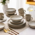 thumbnail image 6 of AmorArc Ceramic Dinnerware Sets,Handmade Reactive Glaze Stoneware Plates and Bowls Sets,Highly Scratch Resistant | Dishwasher & Microwave Safe Dishes Set,Service for 12 (36pc), 6 of 8