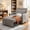 Light Gray, variant on 3-in-1 Convertible Chair Bed Sleeper - Plush Accent Chair to Lounger to Single Bed, Space-Saving Folding Chair with Breathable Linen Fabric & Metal Frame for Apartment, Dorm, RV, Dark Gray