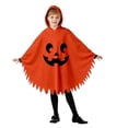 thumbnail image 3 of Bainana Halloween Kids Onesie Cosplay Romper Ghost Robe Outfits Cozy Long Sleeve Hooded Face Print Robe Boys And Girls Trick-Or-Treating Clothes, 3 of 7