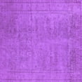 thumbnail image 1 of Ahgly Company Indoor Square Oriental Purple Industrial Area Rugs, 4' Square, 1 of 4