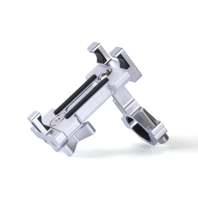 Soporte para teléfono Soidarity para bicicleta de aluminio giratorio Plata