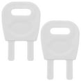 thumbnail image 2 of KAKOWELY 2pcs Roll Paper Dispenser Key Roll Toilet Paper Dispenser Key Dispenser Replacement Key,1.77"X1.18"X0.08", 2 of 5