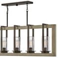 thumbnail image 5 of Hinkley Lighting - Riverwood - 5 Light Outdoor Linear Hanging Lantern in, 5 of 6