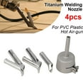 4pcs Triangle Speed Welding Nozzle Set Y Type Hot Air Blower Head Heat