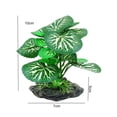 thumbnail image 6 of Huanledash Fake Water Grass Vivid Colorfast High Simulation Large Leaves Underwater Landscape Decor Plastic Fish Tank Water Plant Ornament Aquarium Decoration, 6 of 8