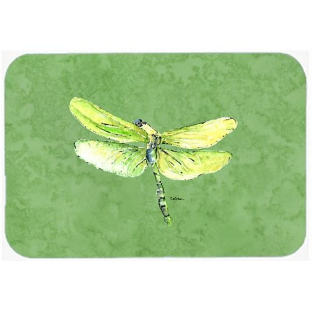 24 x 36 in. Dragonfly On Avacado Kitchen Or Bath Mat