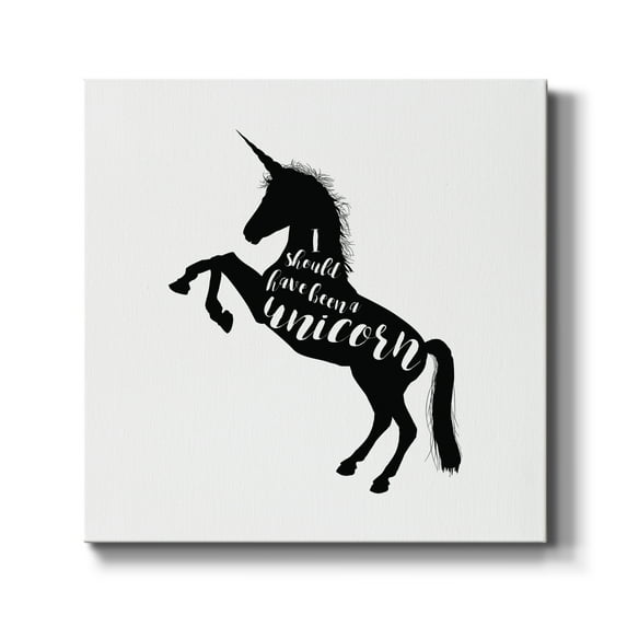 Should Have Been A Unicorn-Premium Gallery Wrapped Canvas - Ready to Hang
