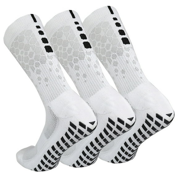 Non-Slip Athletic Socks for Men and Women 3 Pairs Gripper Socks