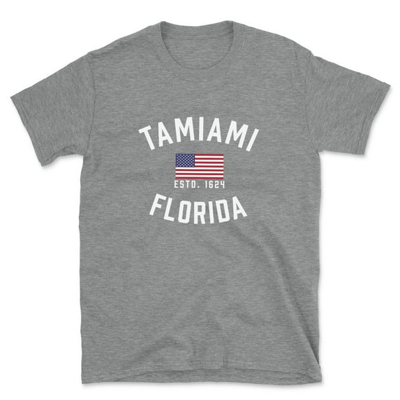 Tamiami Florida Patriot Men's Cotton T-Shirt