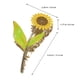 thumbnail image 4 of Pinza para el pelo de girasol, pinza para el pelo con forma de flor, pinza para el pelo, pinza para el pelo, pinza para cola de caballo, 4 of 5