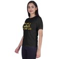 thumbnail image 4 of Inkmeso Women T-shirt "I'm Not A Witch I'm Your Wife" Graphic Witchy Marriage Short Sleeves Jersey Shirt, 4 of 9