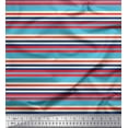 thumbnail image 1 of Soimoi Cotton Voile Fabric Horizontal Stripe Print Fabric by The Yard 42 Inch Wide, 1 of 1