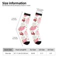 thumbnail image 2 of Daiia Cow And Pig Print Crew Socks – Soft Breathable Long Socks for Men & Women, Moisture-Wicking & Comfortable Daily Wear Socks, One-Size Fits Most (US 5-11), 2 of 6