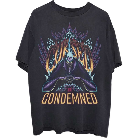 Disney Unisex T-Shirt Hercules Hades Cursed (Small)