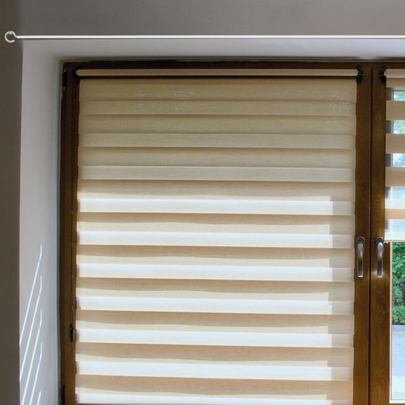 Toyvian 2-Pack White Flexible Curtain Wire Cable Kit with Hooks and Eye Screws for , Room Dividers, and Hanging