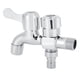 thumbnail image 1 of G1 / 2in Lavadora Grifo Divisor de grifo Grifo de agua de doble uso para baño Cocina Boquilla de agua doble Núcleo de válvula de cerámica Galvanoplastia de cobre ANGGREK Otros, 1 of 8