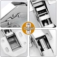 thumbnail image 5 of Bisagra de puerta de gabinete de 10 piezas, bisagra de puerta de cocina, bisagra de gabinete de 90° de 3 pulgadas, bisagra invisible, tornillo de coincidencia, adecuado para puertas de gabinete ER, 5 of 5