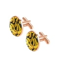 thumbnail image 2 of Banana Stylish Mens Stainless Steel Shirt Cufflink for Formal Attire - Office and Special Events, 2 of 6