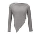 thumbnail image 5 of Sudadera con capucha para mujer,Camiseta de mujer con hombros descubiertos, cuello inclinado, mangas largas, mezcla de nailon, ideal para uso diario, sopatenor, 5 of 6