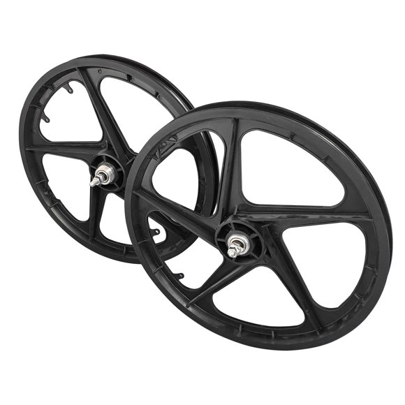 Rines para bicicleta BMX Mariluz R20 5 aspas Del/Tra negro M