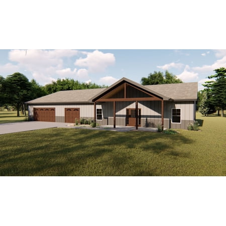 Advanced House Plans: Builder Ready Blueprints | Grand Valley 29672 | Post Frame Home Plan