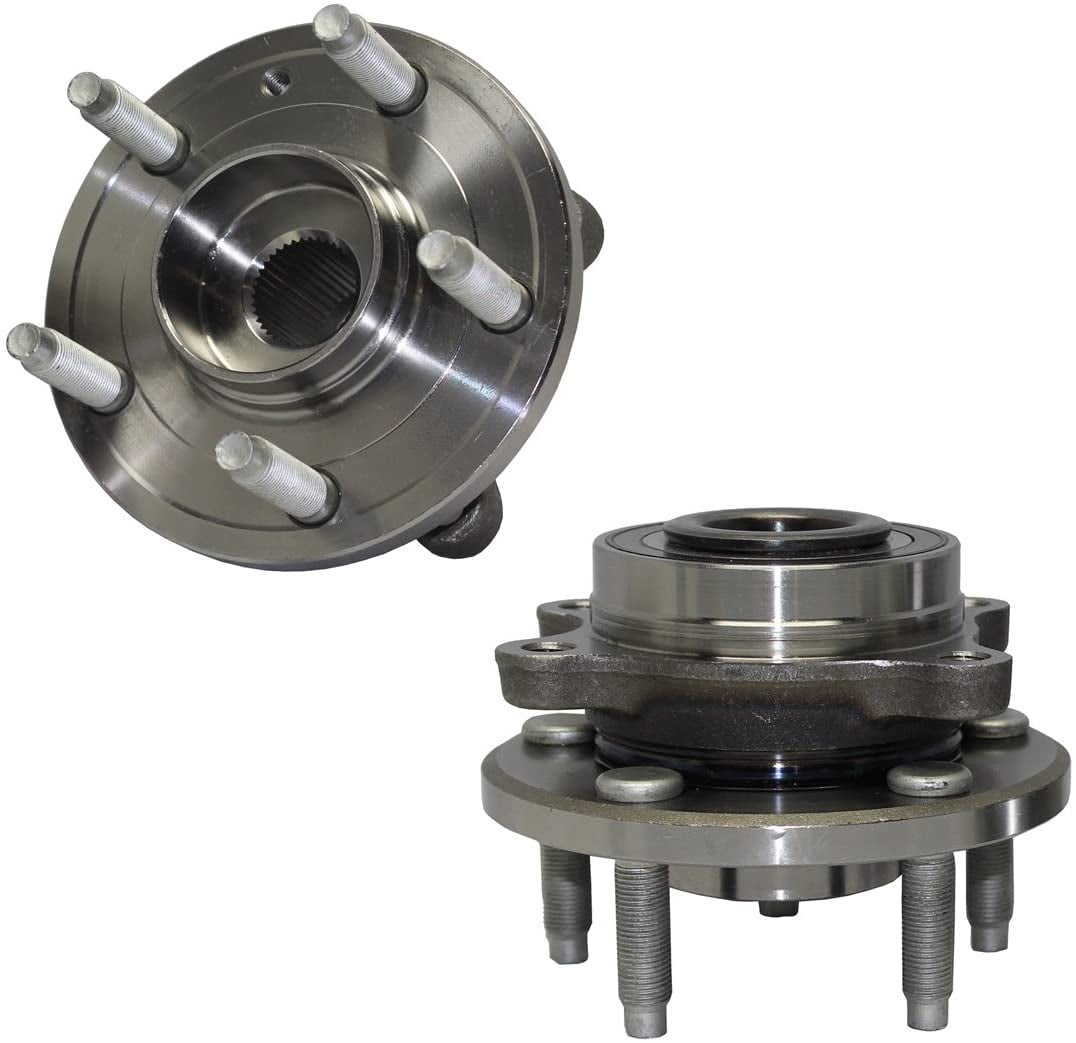 Front and Rear Wheel Hub Bearing for 2011-2016 Ford Explorer Police Interceptor Utility 5Lug 4pc Set Detroit Axle 
