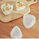 thumbnail image 4 of Forma de 2 uds (grande) para hacer onigiri japonés, bolas de arroz, molde Triangular para Sushi, molde de arroz Nigiri Nori, 4 of 5