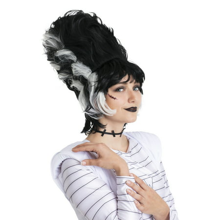Monster Bride Wig Adult Halloween Costume Accessory