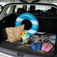 thumbnail image 2 of XYZCANDO Happy Raccoon Universal Trunk Mat 29" x 39", Washable Durable Trunk Carpet with Non-Slip Backing, Easy-Clean Stitched Edge Liner for SUVs, Sedans and Trucks, 2 of 7