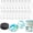 Round, variant on Acrylic Fridge Magnet Kit, Clear DIY Magnetic Picture Frames with Adhesive Backing, circular Photo Magnets for Refrigerator, Crafts, Office, Classroom