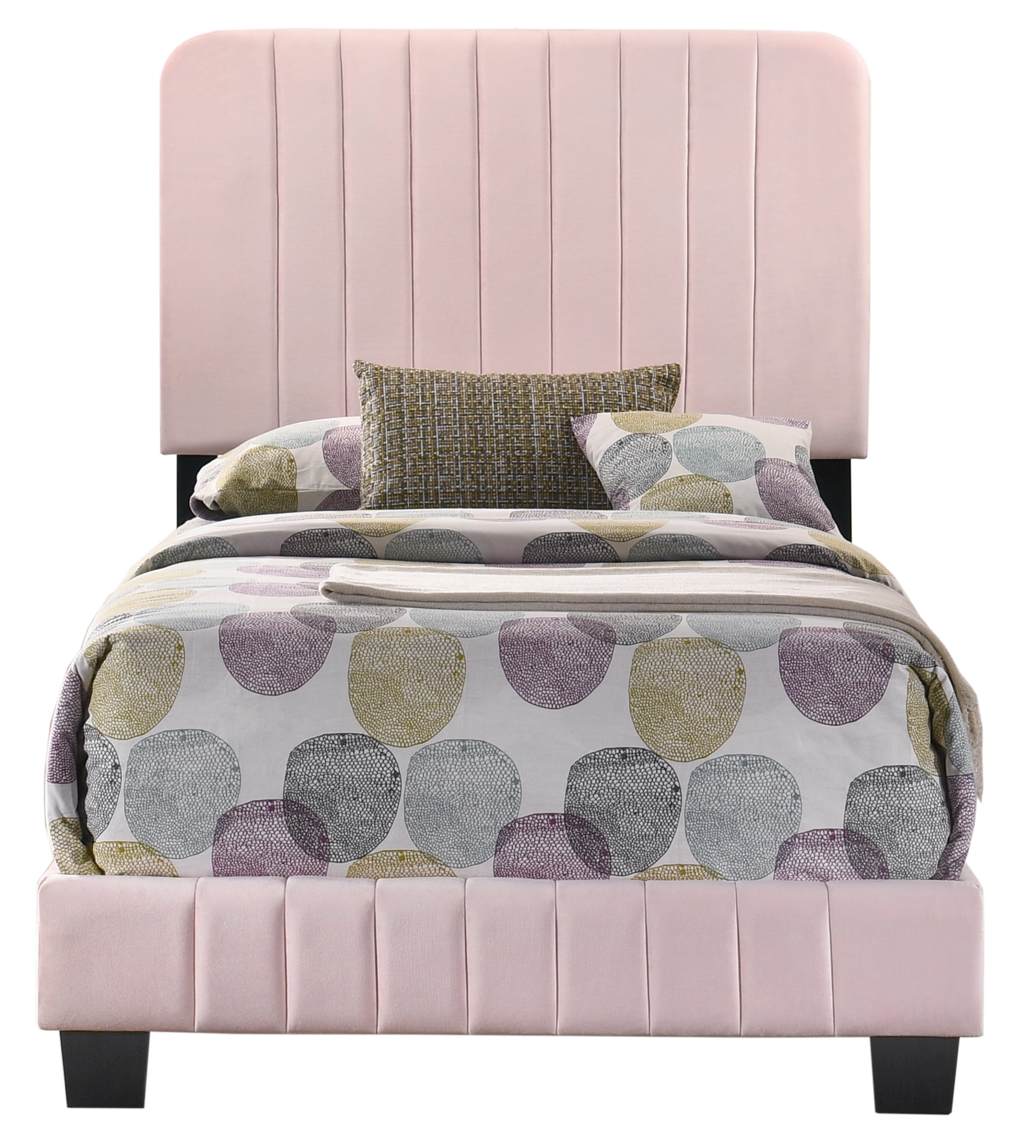 Glory Furniture Lodi Twin Bed in Pink Color