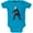 Blue, variant on Election 2020 Bernie Sanders Flossing Dance Soft Baby One Piece Turquoise 0-3 M