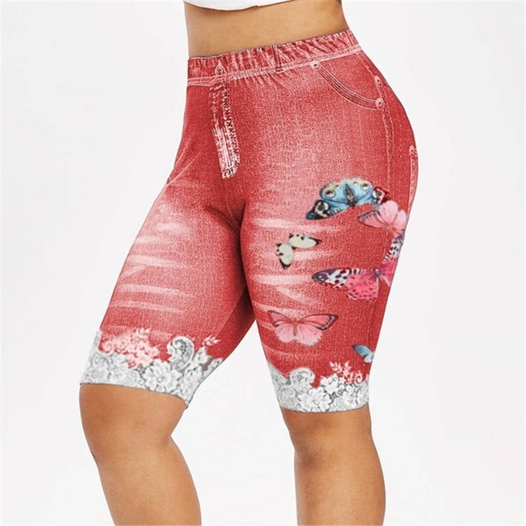 printed capri leggings for summer