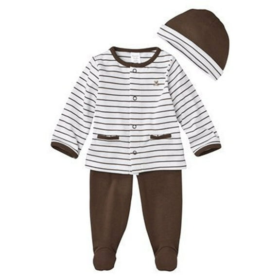 Just One You Made By Carter's Infant Boys 3pc Pants Set Brown Newborn