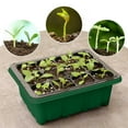 thumbnail image 2 of Jingjianm Durable Seed Starter Tray Kit with Humidity Dome and Base Ideal for Seed Germination and Propagation, 12 Cells Multicolor, 2 of 4