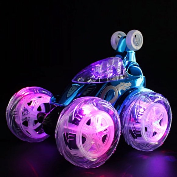 Children‘s RC Car with Lights and Music Children‘s Toys 360 degree Rollover Stunt Car