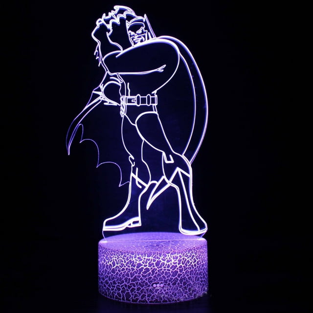 Lámpara de ilusión LED 3D Night Light Anime para niños